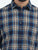 MEN'S TURQUOISE CHECKS SLIM FIT SHIRT