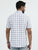 MEN'S ASH GREY CHECKED SLIM FIT SHIRT