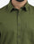 MEN'S OLIVE SOLID SLIM FIT SHIRT