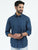 MEN'S BLUE CHECKS SLIM FIT SHIRT