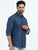 MEN'S BLUE CHECKS SLIM FIT SHIRT