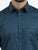 MEN'S P.BLUE  PRINT SLIM FIT SHIRT