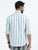 MEN'S GREEN- STRIPES- SLIM FIT SHIRT