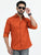 MEN'S RUST SOLID SLIM FIT SHIRT