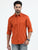 MEN'S RUST SOLID SLIM FIT SHIRT