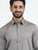 MEN'S MID GREY SOLID SLIM FIT SHIRT