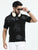 MEN'S BLACK SLIM FIT POLO T-SHIRT