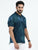 MEN'S BLUES GREEN SLIM FIT POLO T-SHIRT