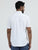 MEN'S WHITE PRINT SLIM FIT SHIRT