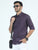 MEN'S PURPLE PRINT SLIM FIT SHIRT