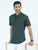 MEN'S GREEN PRINT SLIM FIT SHIRT