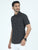 MEN'S BLACK PRINT SLIM FIT SHIRT