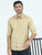 MEN'S MUSTARD PRINT SLIM FIT SHIRT