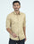 MEN'S MUSTARD PRINT SLIM FIT SHIRT