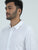 MEN'S WHITE SOLID SLIM FIT SHIRT