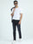 MEN'S NAVY SOLID SLIM FIT JEANS