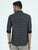 MEN'S BLACK PRINT SLIM FIT SHIRT