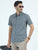 MEN'S GREY PRINT SLIM FIT SHIRT