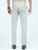 MEN'S GREENISH GREY PRINT SLIM FIT TROUSER