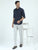 MEN'S NAVY PLAIN SLIM FIT SHIRT