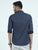 MEN'S NAVY PRINT SLIM FIT SHIRT