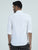 MEN'S WHITE  PLAIN SLIM FIT SHIRT