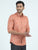 MEN'S RUST PRINT SLIM FIT SHIRT