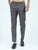 MEN'S EL.GREY SOLID SLIM FIT TROUSER