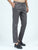 MEN'S EL.GREY SOLID SLIM FIT TROUSER