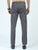 MEN'S EL.GREY SOLID SLIM FIT TROUSER