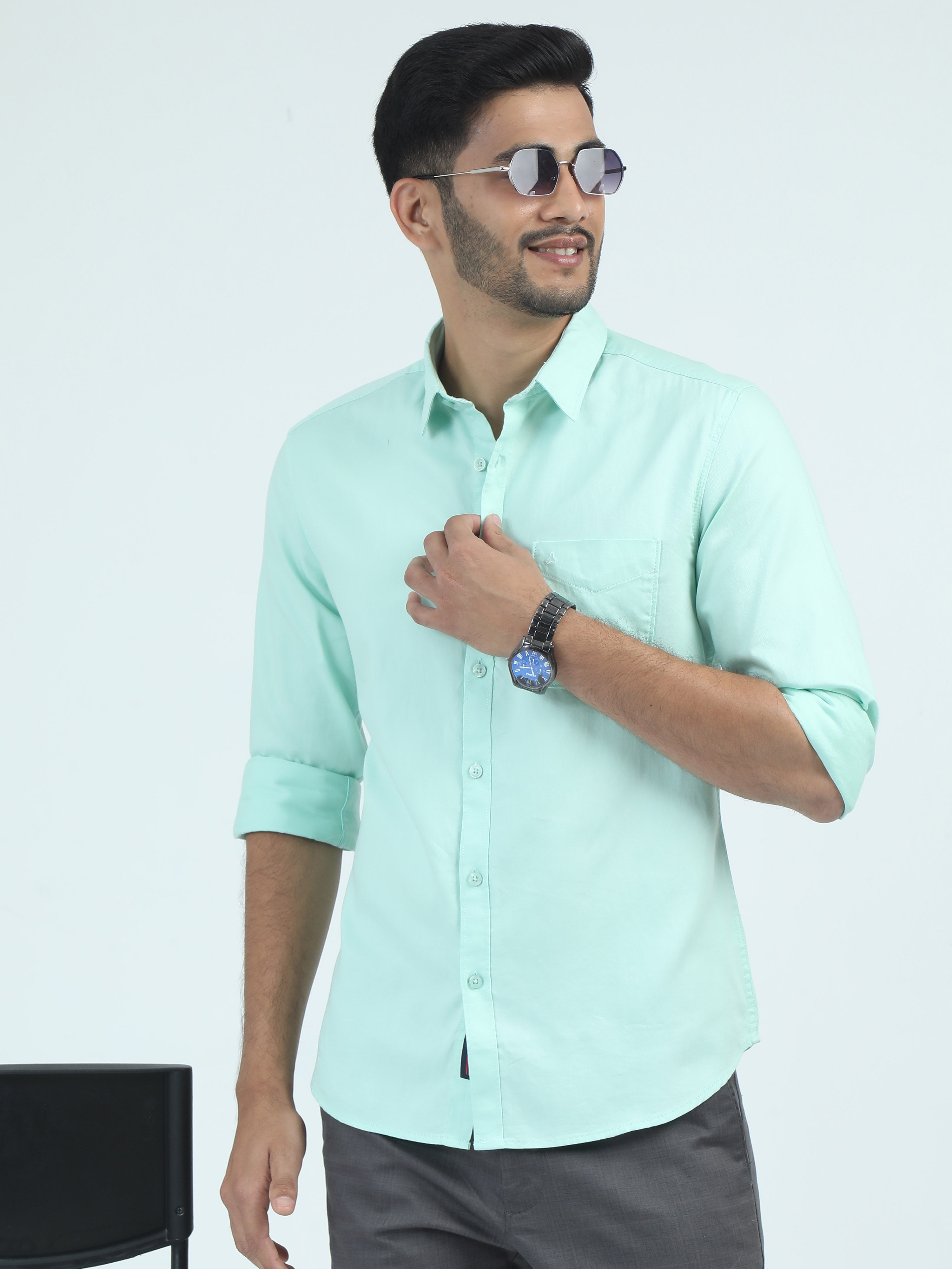 MEN'S PISTA SOLID SLIM FIT SHIRT