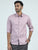 MEN'S LT.PINK SOLID SLIM FIT SHIRT