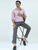 MEN'S LT.PINK SOLID SLIM FIT SHIRT