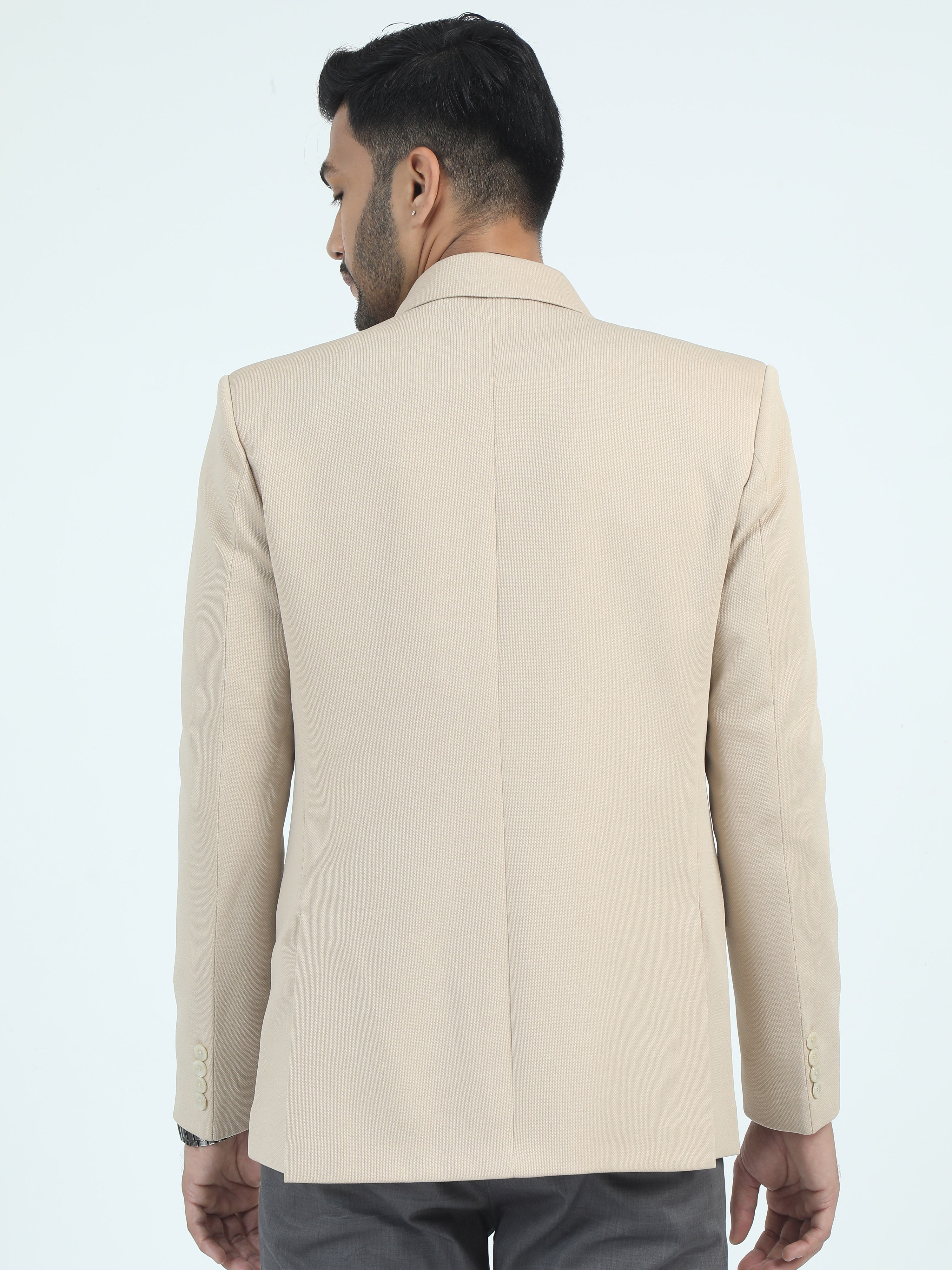 MEN'S SANDEL SOLID SLIM FIT BLAZER