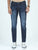 MEN'S BLUE SOLID SLIM FIT JEANS