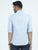 MEN'S LT.BLUE  PRINT SLIM FIT SHIRT