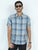 MEN'S BLUE CHECKS SLIM FIT SHIRT