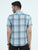 MEN'S BLUE CHECKS SLIM FIT SHIRT