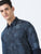 MEN'S BLUE PRINT SLIM FIT SHIRT