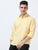 MEN'S YELLOW  STRIPES  SLIM FIT SHIRT