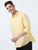 MEN'S YELLOW  STRIPES  SLIM FIT SHIRT