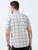 MEN'S GREY CHECKED SLIM FIT SHIRT