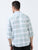 MEN'S LT.GREEN CHECKED  SLIM FIT SHIRT