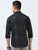 MEN'S BLACK PRINT SLIM FIT SHIRT