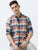 MEN'S PINK CHECKS SLIM FIT SHIRT