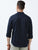 MEN'S INDIGO SOLID SLIM FIT SHIRT