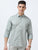 MEN'S GREY PRINTED SLIM FIT SHIRT