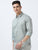 MEN'S GREY PRINTED SLIM FIT SHIRT