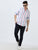 MEN'S PINK STRIPES SLIM FIT SHIRT