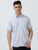 MEN'S WHITE PRINT SLIM FIT SHIRT